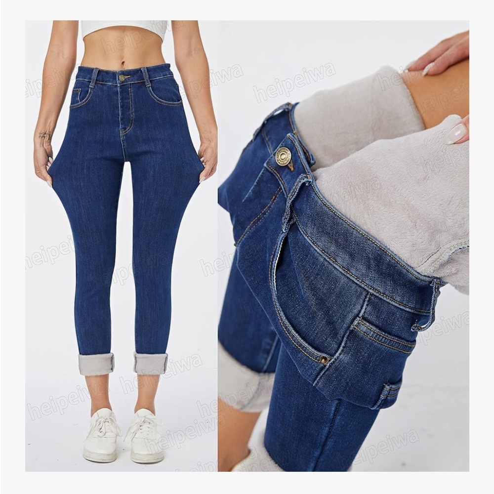 Fleece-Lined Jeans